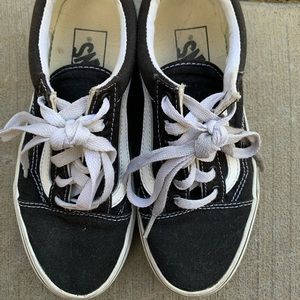 Kids black vans